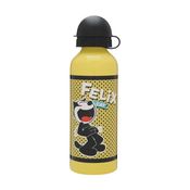 Squeeze Aluminio -Gato Felix Laughind-Amarelo