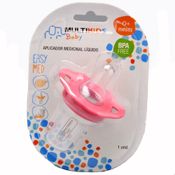Aplicador e Dosador de Medicamentos Líquidos - Rosa - Multikids Baby