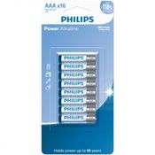 Pilhas Alcalinas AAA Blister com 16 Unidades LR03P16B/59