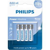 Pilhas Alcalinas AAA Blister com 4 Unidades LR03P4B/59