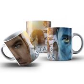 Caneca de Porcelana 325ml Personalizada Jake Sully - Avatar
