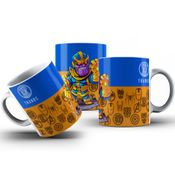 Caneca de Porcelana 325ml Personalizada Thanos