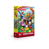 Quebra-Cabeça 200 Peças Turma do Mickey