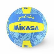 Bola de Vôlei De Recreação Mikasa Good Vibes Azul e Amarelo