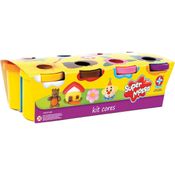Super Massa KIT Cores com 8 Potes Estrela