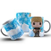 Caneca De Polímero Funko Kristoff Frozen Personalizada 325ml