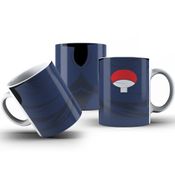 Caneca De Polímero Naruto Fundo Azul Escuro Personalizada 325ml