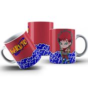Caneca De Polímero Personagens Naruto Fundo Rosa Personalizada 325ml