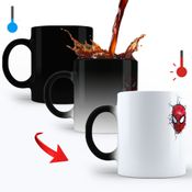 Caneca Magica Homem Aranha 3d Personalizada 325ml