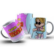 Caneca De Polímero Turma Da Monica Dorinha Personalizada 325ml