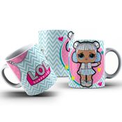 Caneca De Porcelana Lol Surprise Inverno Personalizada 325ml