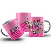 Caneca De Porcelana Lol Surprise Amigas Personalizada 325ml