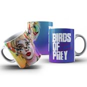 Caneca de Porcelana 325ml Personalizada Arlequina - Aves de Rapina