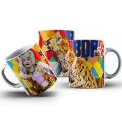 Caneca de Porcelana 325ml Personalizada Arlequina - Aves de Rapina