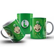 Caneca de Porcelana 325ml Personalizada Luigi