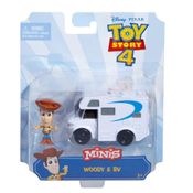 Mini Veiculos Toy Story 4 Woody e RV Mattel