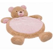 Tapete para Quarto Infantil Pelúcia Urso Rosa