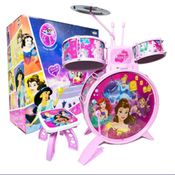 Bateria Infantil Músical - Brinquedo Princesas Disney Toyng