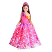 Fantasia da Barbie Luxo Infantil Princesa e o Portal Secreto