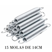 Kit Molas para Cama Elástica Pula Pula - 15 Molas de 14cm