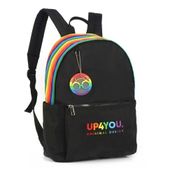 Mochila De Costas Preta Rainbow Up4yYou Luxcel - Ms46169 (376419)