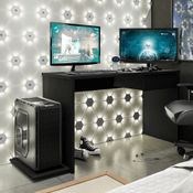 Mesa Gamer com Gaveta Trainne Preto