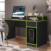 Mesa Gamer Violet Preto Verde