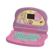 Laptop Barbie Charm Tech Brinquedo Educativo Com Som Candide