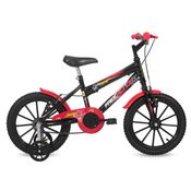 Bicicleta Infantil Joy Free Action Aro 16 Preto Brilhante