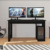 Mesa Gamer Escrivaninha Home Office Caemmun Preto