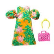 Barbie Roupas e Acessórios Vestido Tropical Mangas Bufantes - Mattel