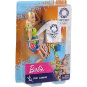 Boneca Barbie Jogos Olimpicos Tokyo 2020 Escalada Loira