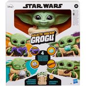 Baby Yoda Grogu Eletrônico Galactic Snackin Star Wars Hasbro