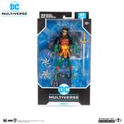 Boneco Robin Rebirth Damian Wayne Dc Multiverse Mcfarlane