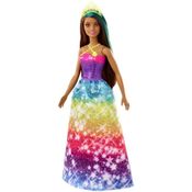 Barbie Dreamtopia Fantasia Princesa Vestido Estrelas Mattel