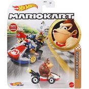 Carrinho Metal Hot Wheels Mario Kart Donkey Kong Kart Mattel