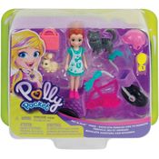 Polly Pocket Bicicleta Aventura com Bichinho Mattel Gfr03