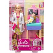 Boneca Barbie Profissoes Pediatra DHB63 Mattel