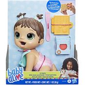 Boneca Baby Alive Hora da Papinha Morena Hasbro F2618