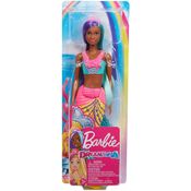 Boneca Barbie Dreamtopia Sereia Cabelo Roxo e Verde Mattel
