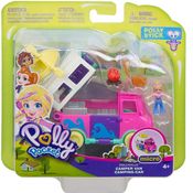 Polly Pocket Micro Veiculo Van de Campismo Camper Van