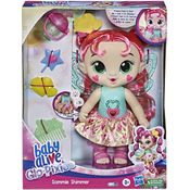 Boneca Baby Alive Glo Pixies Sammie Shimmer Rosa F2595