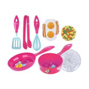 Conjunto de Cozinha - Barbie - 32,5 cm - Cotiplás