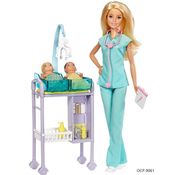 Boneca Barbie Profissões Pediatra Loira - Mattel