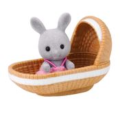 Sylvanian Families - Bebê Coelho com Berço - Epoch