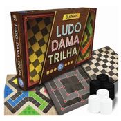 Jogo Ludo Dama Trilha Pais e Filhos