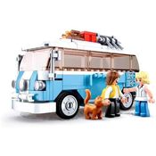 Blocos de Montar  - Tipo LEGO - Mini Van Retrô com 227 peças - 1321 - Xalingo