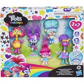 Figura Trolls Trollstopia Pack Amigos da Harmonia Hasbro