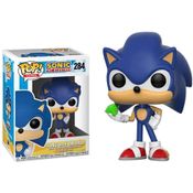 Funko Pop Games Sonic The Hedgehog With Emerald #284