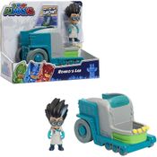 Boneco e Veiculo PJ Masks Romeo Lab Multilaser